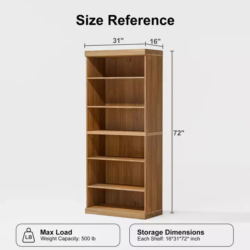 62 Meuble de rangement décoratif sans porte en bois veiné noir Bibliothèque