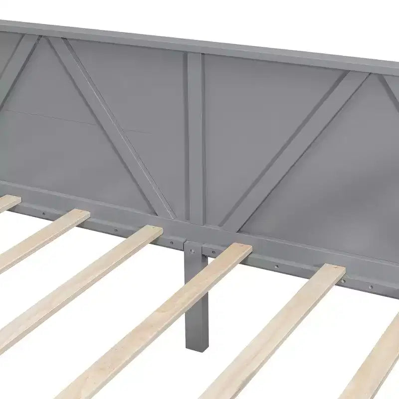 Lit de repos en bois massif pour lit simple/double, cadre de lit canapé, blanc/espresso/gris