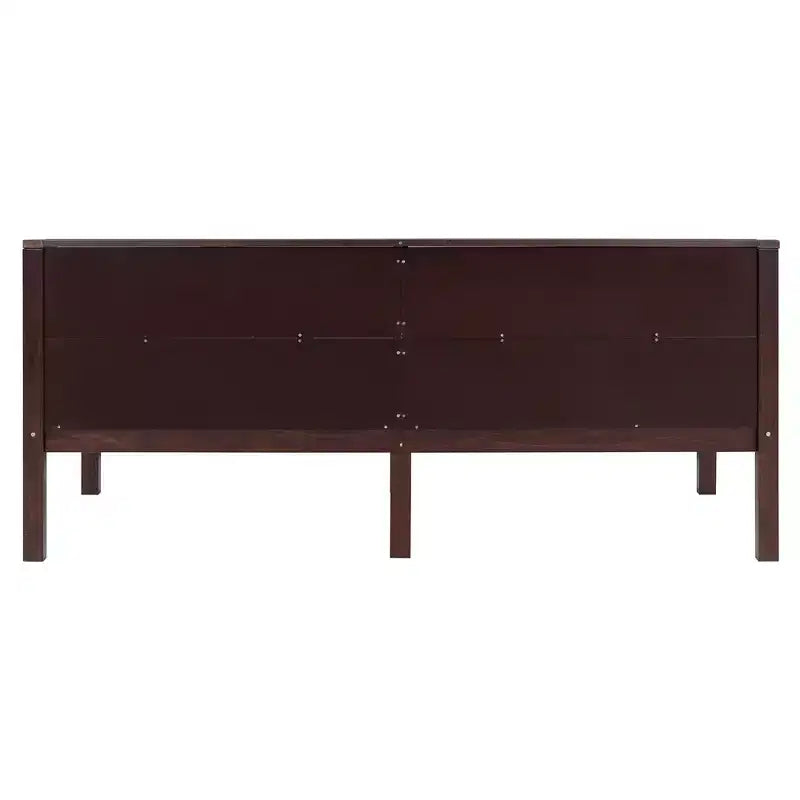 Lit de repos en bois massif pour lit simple/double, cadre de lit canapé, blanc/espresso/gris