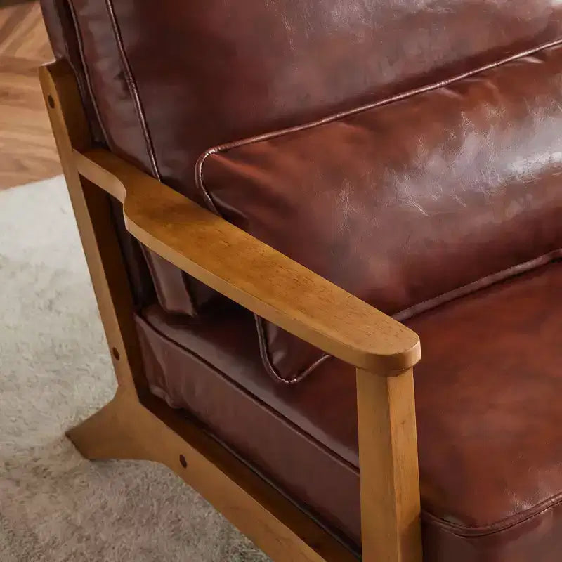 Fauteuil de salon individuel rembourré