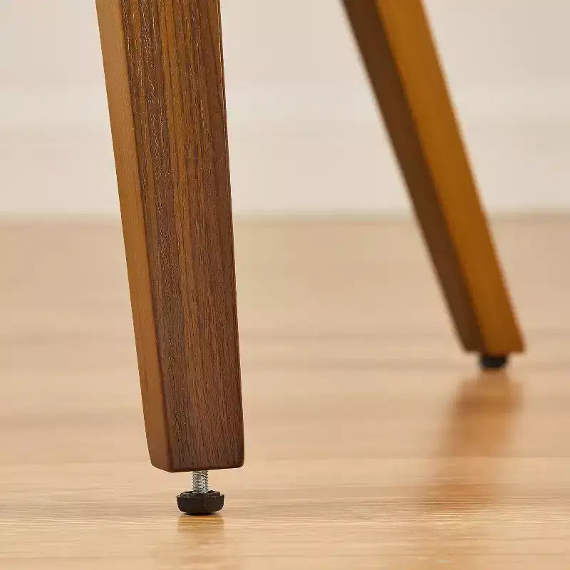 Chaise de salle à manger en similicuir et bois courbé