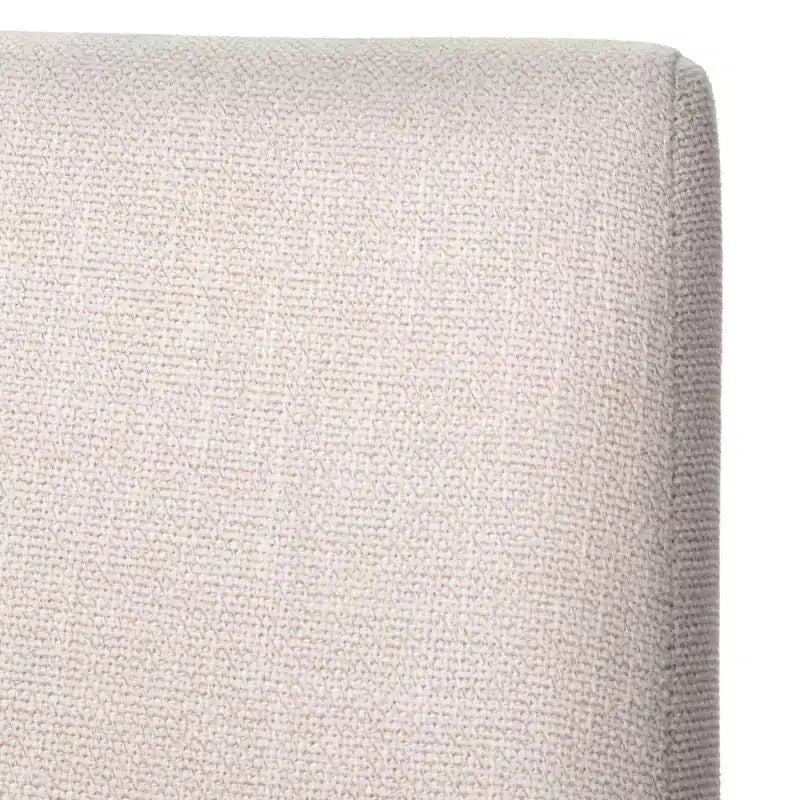 Lot de 2 chaises de salle à manger tapissées avec pieds tournés Beige/Noir